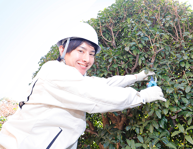 高い技術で丁寧な作業！